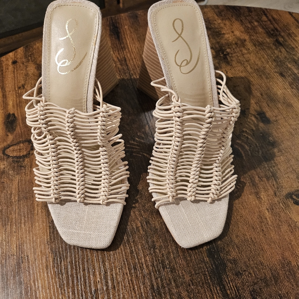 Sam Edelman Laurette block heel mule. Sz 7